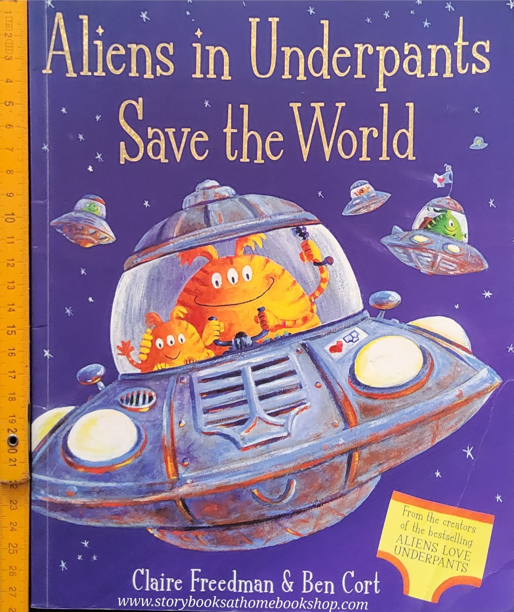 หนังสือนิทานปกอ่อน** 🍅🍓ALIENS IN UNDERPANTS SAVE THE WORLD