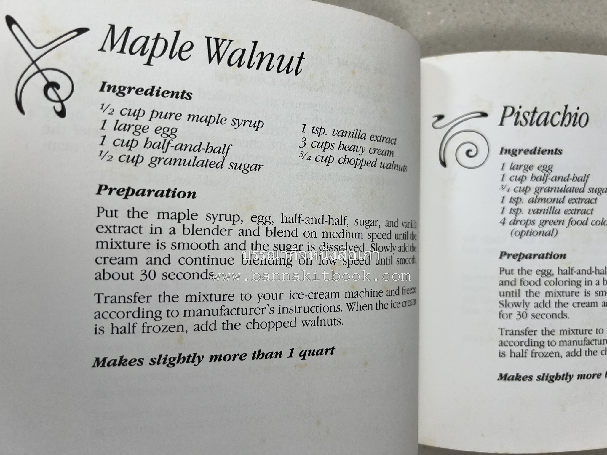 ตำราทำไอศกรีม (The Enjoy Ice Cream) โดย : Matthew Klein (ภาษาอังกฤษ).