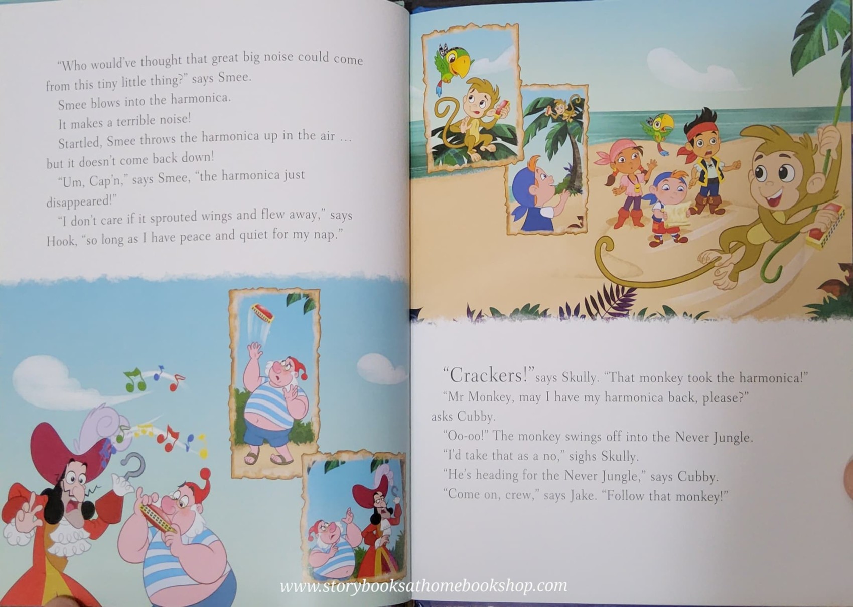 หนังสือนิทานปกแข็ง** 🍅🍅DISNEY JAKE NEVER LAND PIRATES MAGICAL STORY