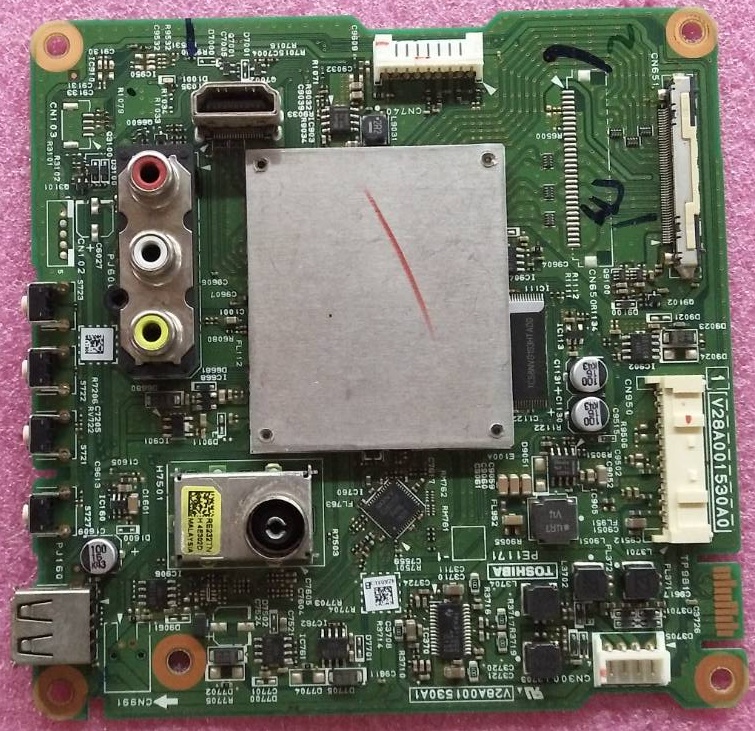 เมนบอร์ดทีวี โตชิบา TOSHIBA ของแท้มือสองถอดจากเครื่อง ใช้กับรุ่น 40L2450VT