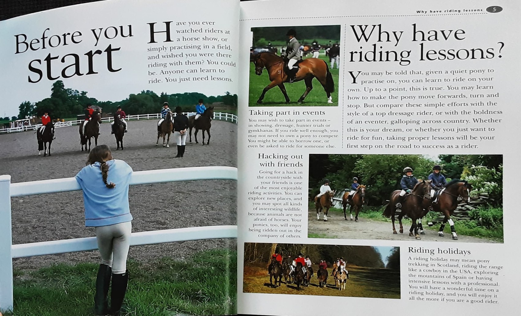 หนังสือความรู้ KINGFISHER RIDING CLUB:FIRST RIDING LESSONS