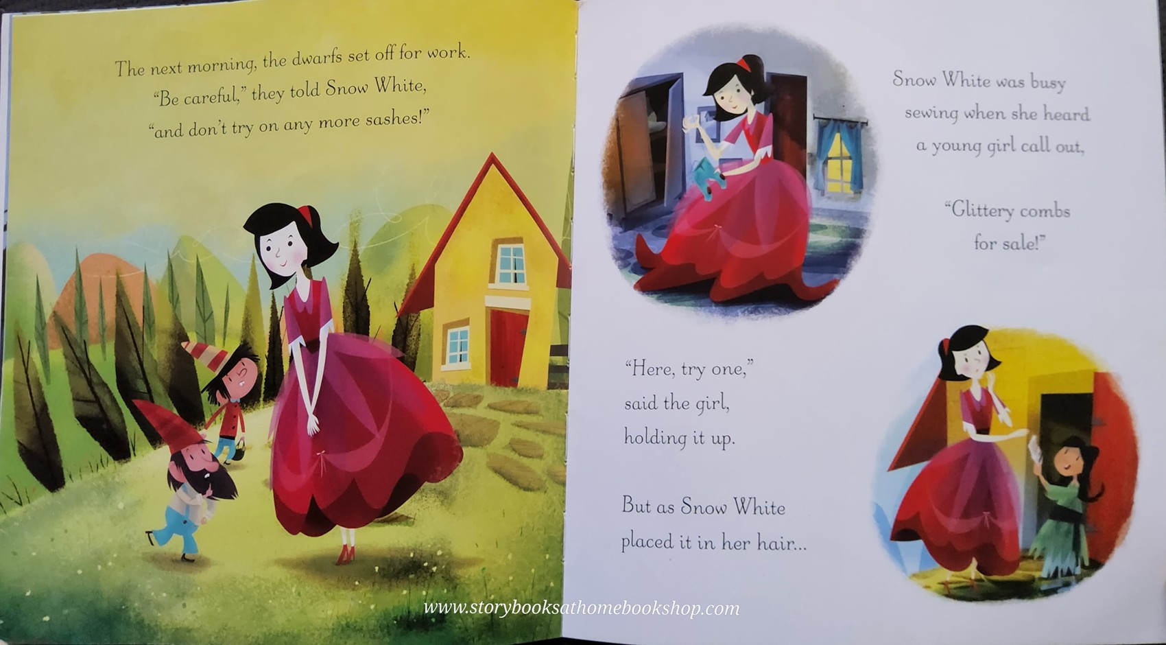 หนังสือนิทานปกอ่อน ** 🍅🍓SNOW WHITE AND THE SEVEN DWARFS