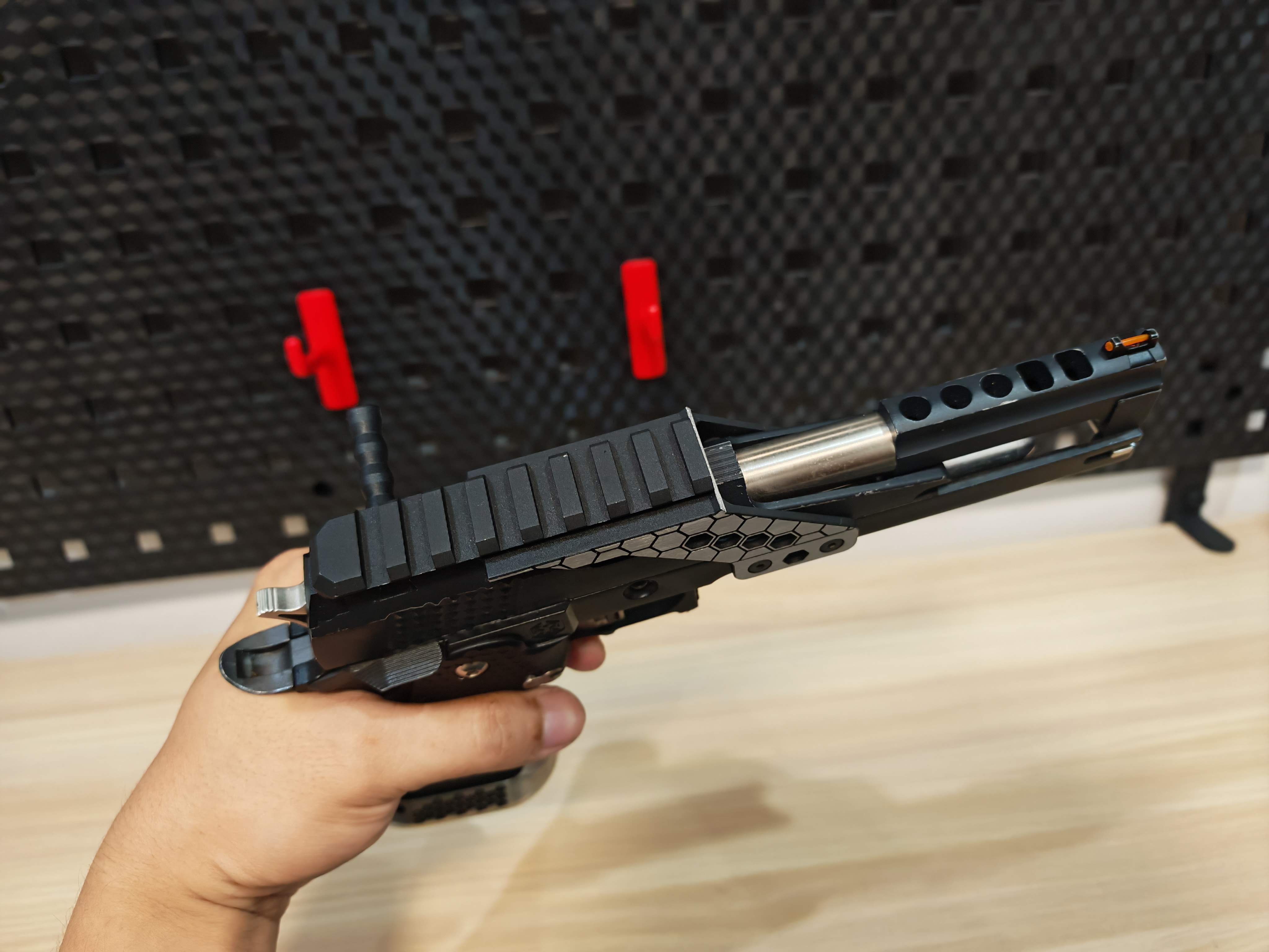 AW Custom HX2202 Hi-Capa 6" Dragon ไต้หวัน BB Gun บีบีกัน แบบแก๊ส ปืนอัดลม มือสอง Airsoft Gun