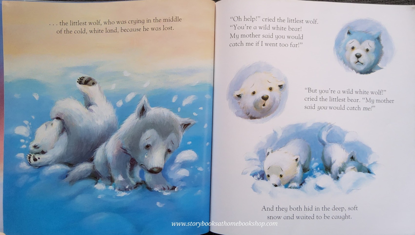 หนังสือนิทานปกอ่อน ** 🍅🍓 THE LITTLEST BEAR BY GILLIAN SHIELDS AND POLONA LOVSIN