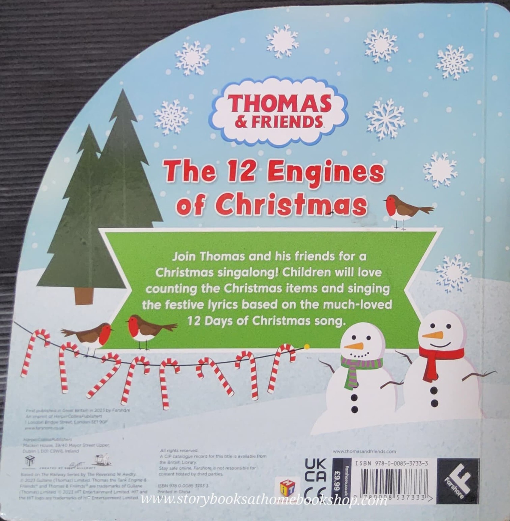 BOARD BOOK** 🍅🍅THOMAS&FRIENDS:THE 12 ENGINES OF CHRISTMAS