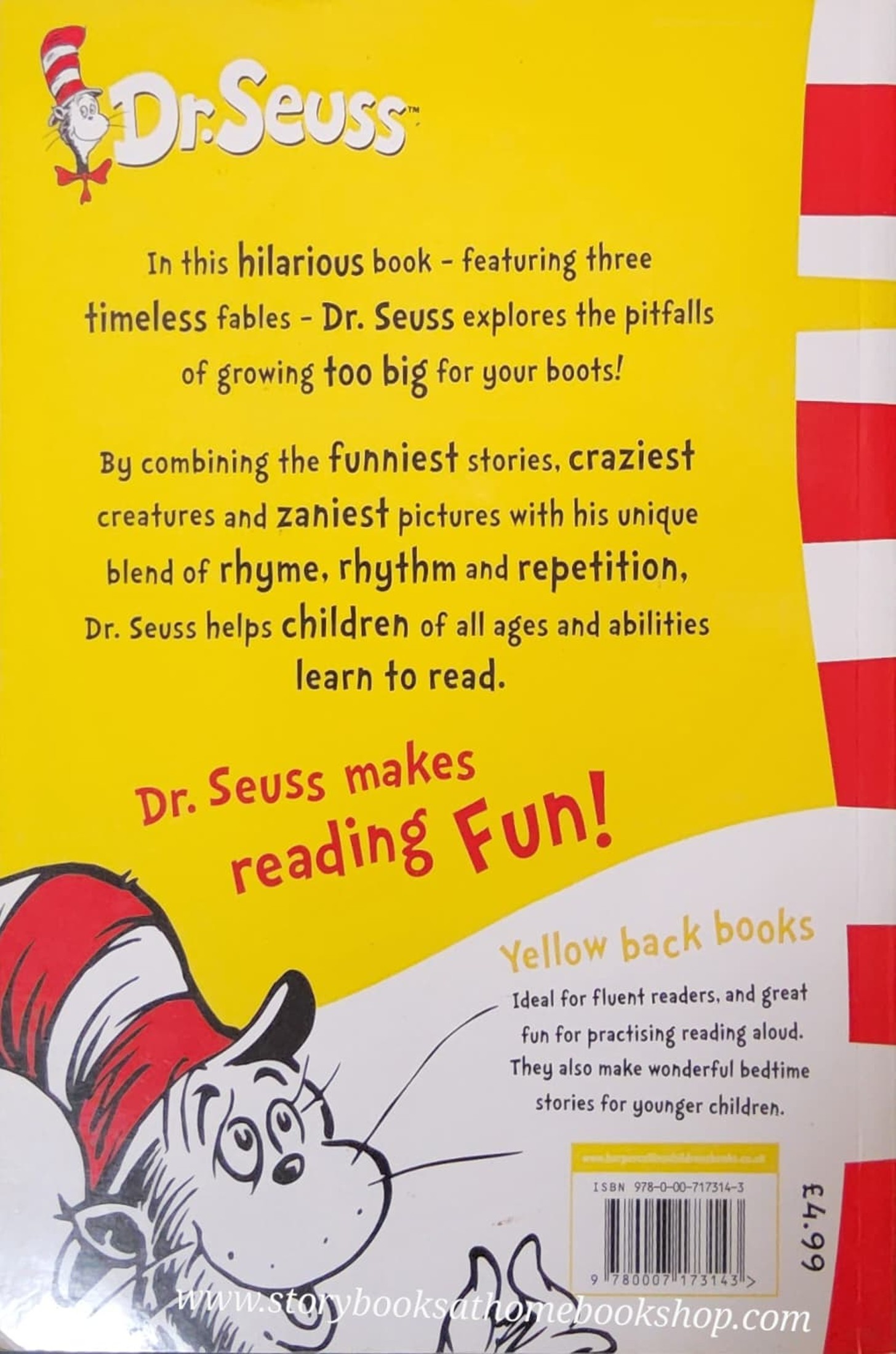 หนังสือนิทานปกอ่อน ** 🍅🍓YERTLE THE TURTLE AND OTHER STORIES DR.SEUSS