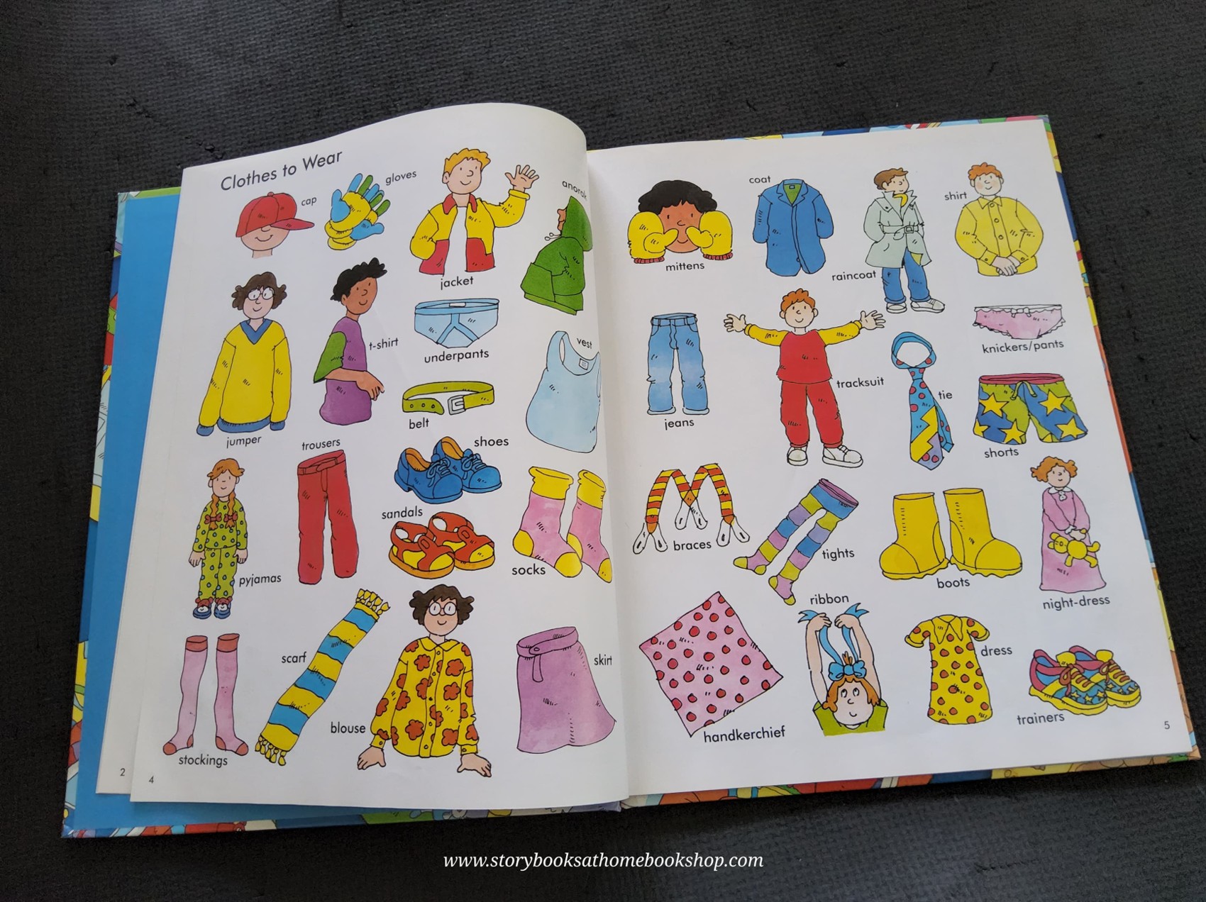 หนังสือนิทานปกแข็ง** 🍅🍓MY FIRST BOOK OF WORDS AND PICTURES