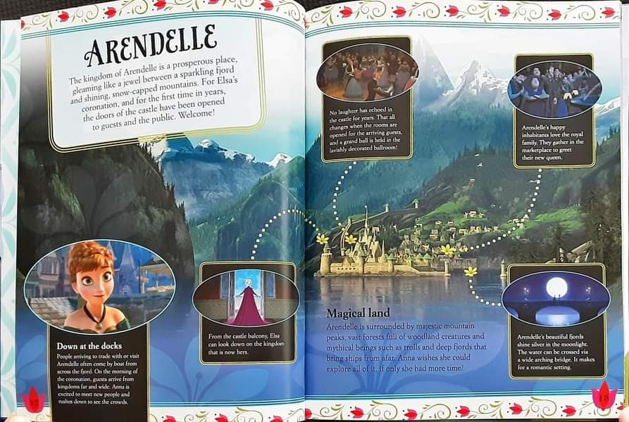 หนังสือนิทานปกแข็ง** 🍅🍓From the Movie Disney FROZEN THE ESSENTIAL GUIDE