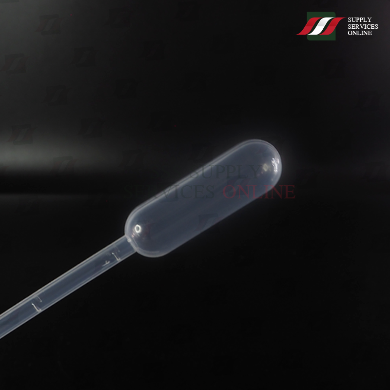 หลอดดูดสารละลาย พลาสติก ทรานเฟอร์ปิเปต ขนาด 1 มิลลิลิตร Transfer Pipette 1 ml