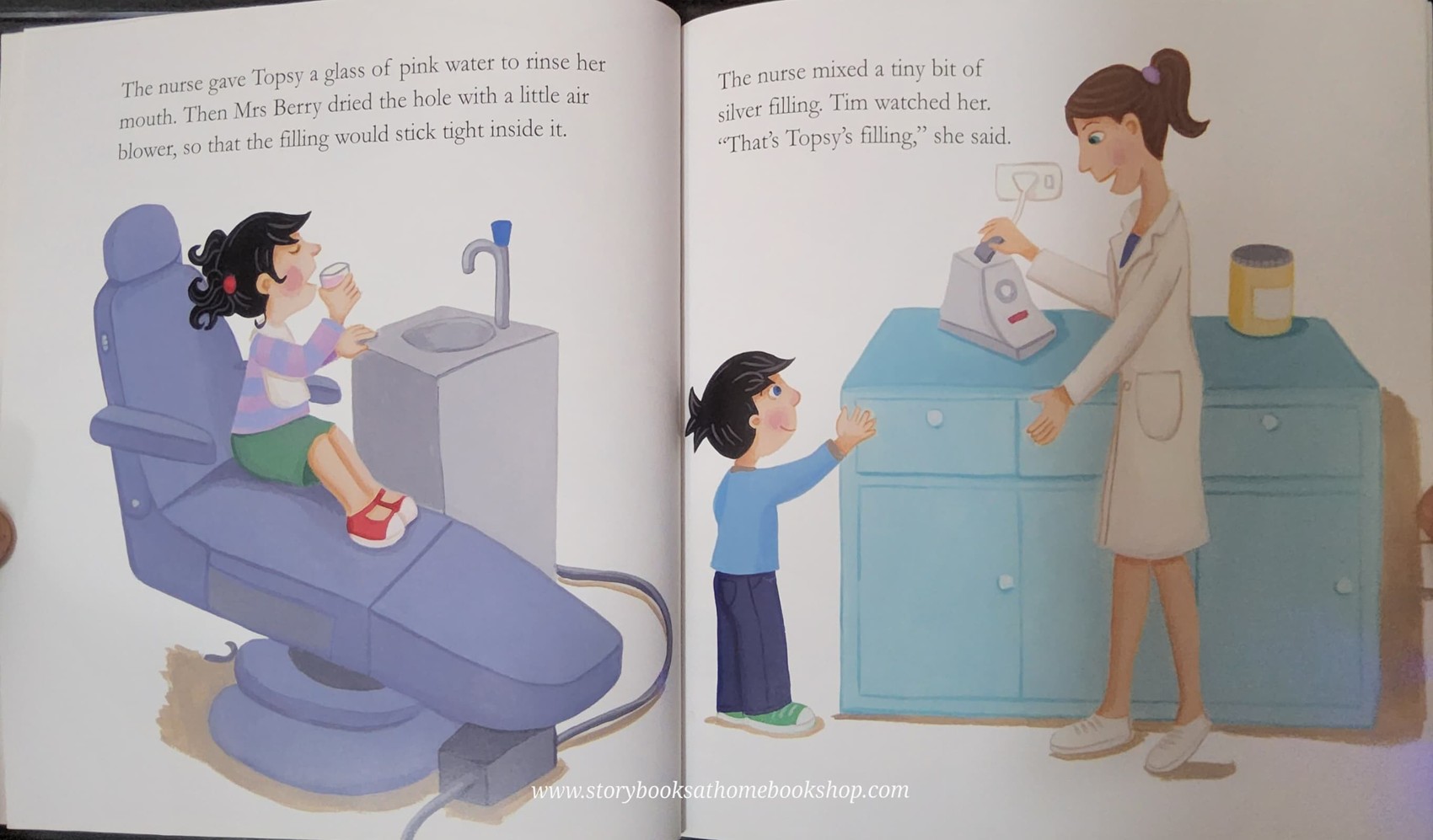 หนังสือนิทานปกอ่อน** 🍅🍓TOPSY AND TIM GO TO THE DENTIST BY JEAN AND GARETH ADAMSON