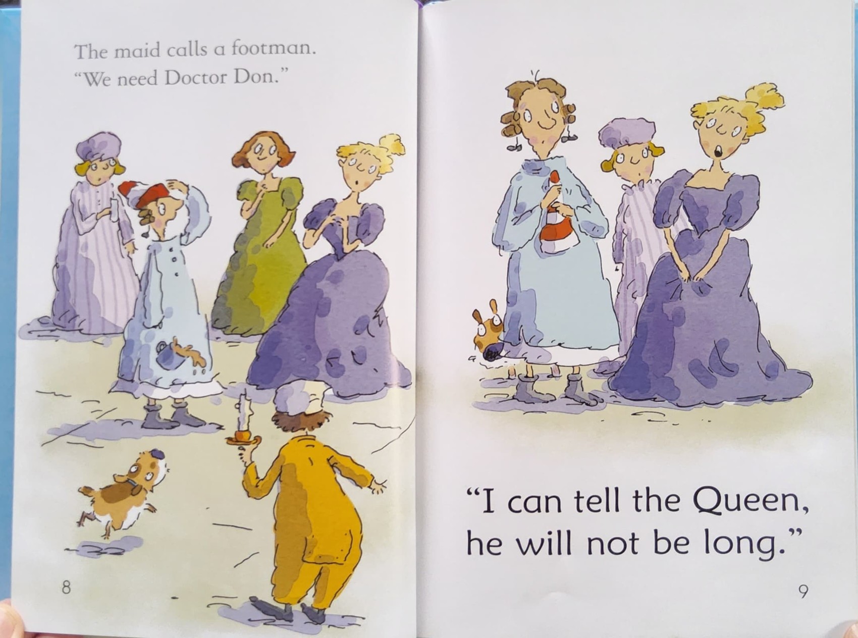 หนังสือนิทานปกแข็ง** 🍅🍓USBORNE VERY FIRST READING BOOK8:THE QUEEN MAKES A SCENE!♥️♥️