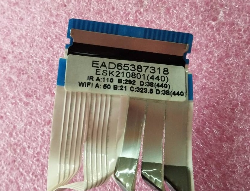 สายแพยาวแอลจี LG ของแท้ถอดจากเครื่อง รุ่น65SJ800T พาร์ท EAD65387318 และรุ่นอื่นที่พาร์มเหมือนกัน