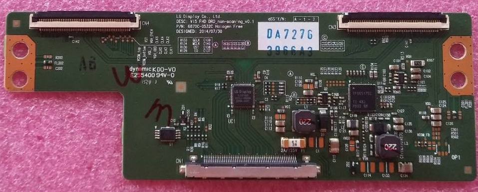 ทีคอนทีวี แอลจี LG ของแท้มือสองถอดจากเครื่อง รุ่น43LF630T 43LX761H 43LH590Tพาร์ท 6870C-0532C