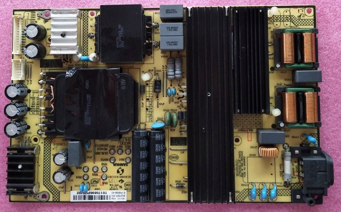 ซับพลายทีวี ทีซีแอล TCL ของแท้ถอดจากเครื่อง ใช้กับรุ่น LED65E7800 พาร์ท SHLD7001F-101H 81-PWE065-H01