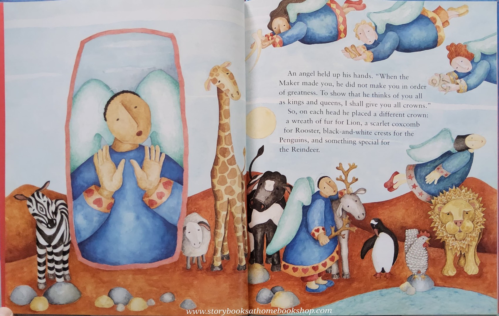 หนังสือนิทานปกแข็ง** 🍅🍅HOW THE REINDEER GOT THEIR ANTLERS BY GERALDINE McCAUGHREAN