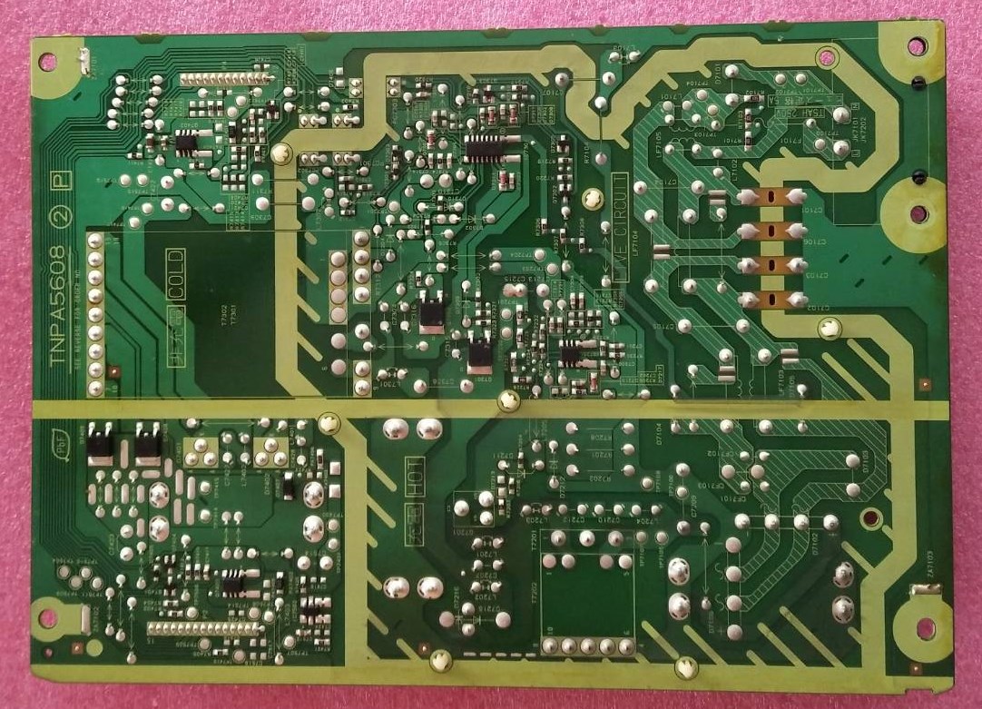 ซับพลายพานาโซนิค Panasonic(พานาโซนิค) ของแท้ถอดจากเครื่อง ใช้กับรุ่น TH-L47ET5T TH-L47E5T พาร์ทบอร์ด TNPA5608