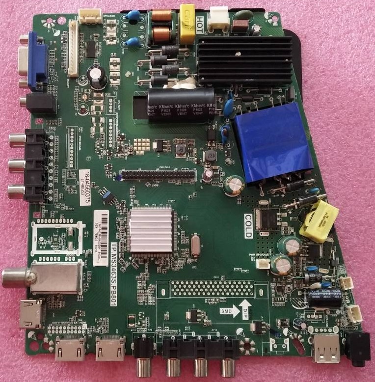 เมนบอร์ดทีวีโปรวิชั่น PROVISION มือสองพร้อมใช้งาน ใช้กับรุ่นLT-39G53 พาร์ทTP.MS3463S.PB801 ทีบาร์ LSC400HN02