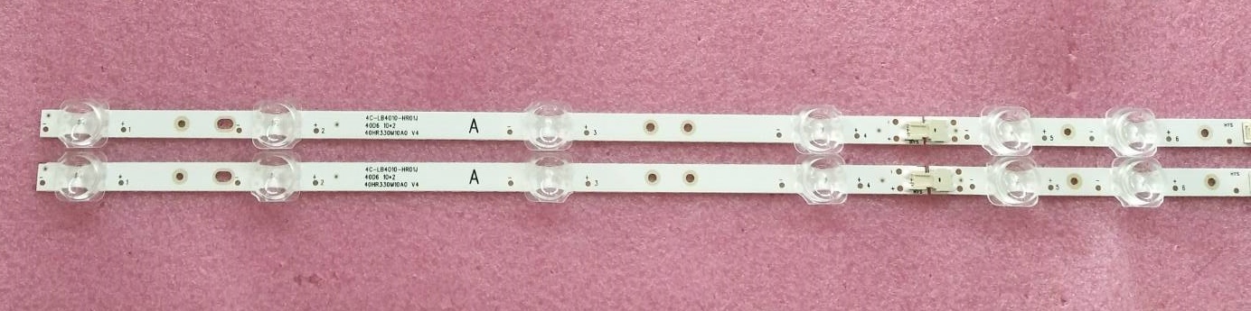 หลอดแบล็คไลท์ทีวี ทีซีแอล TCL หลอดใหม่โรงงาน รุ่น LED40D2940 LED40S6500 6V #เป็นแบบต่อ 1แถว2ชิ้น#