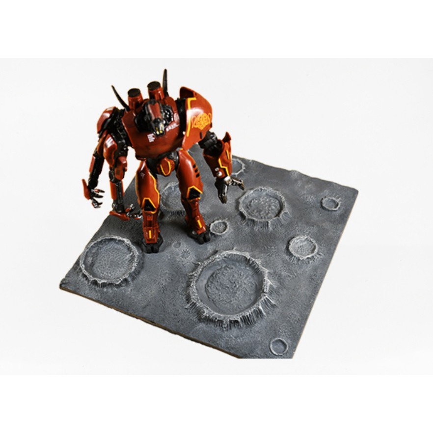 ฉากพื้นผิวดวงจันทร์ ไดโอราม่า งานเรซิ่น GK Resin Diorama Moon Ground