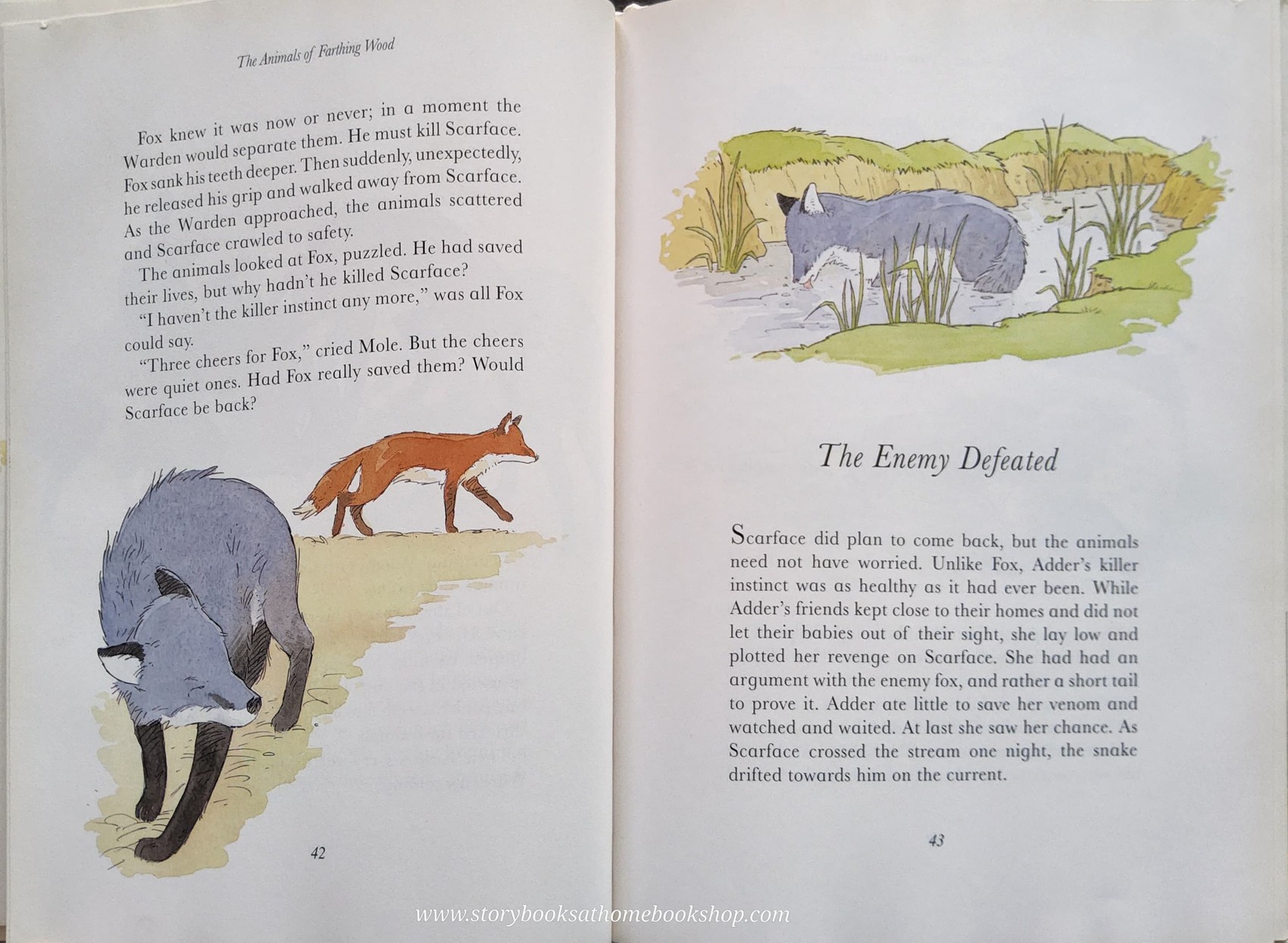 หนังสือนิทานปกแข็ง** ♥️THE ANIMALS OF FARTHING WOOD FRIENDS AND ENEMIES