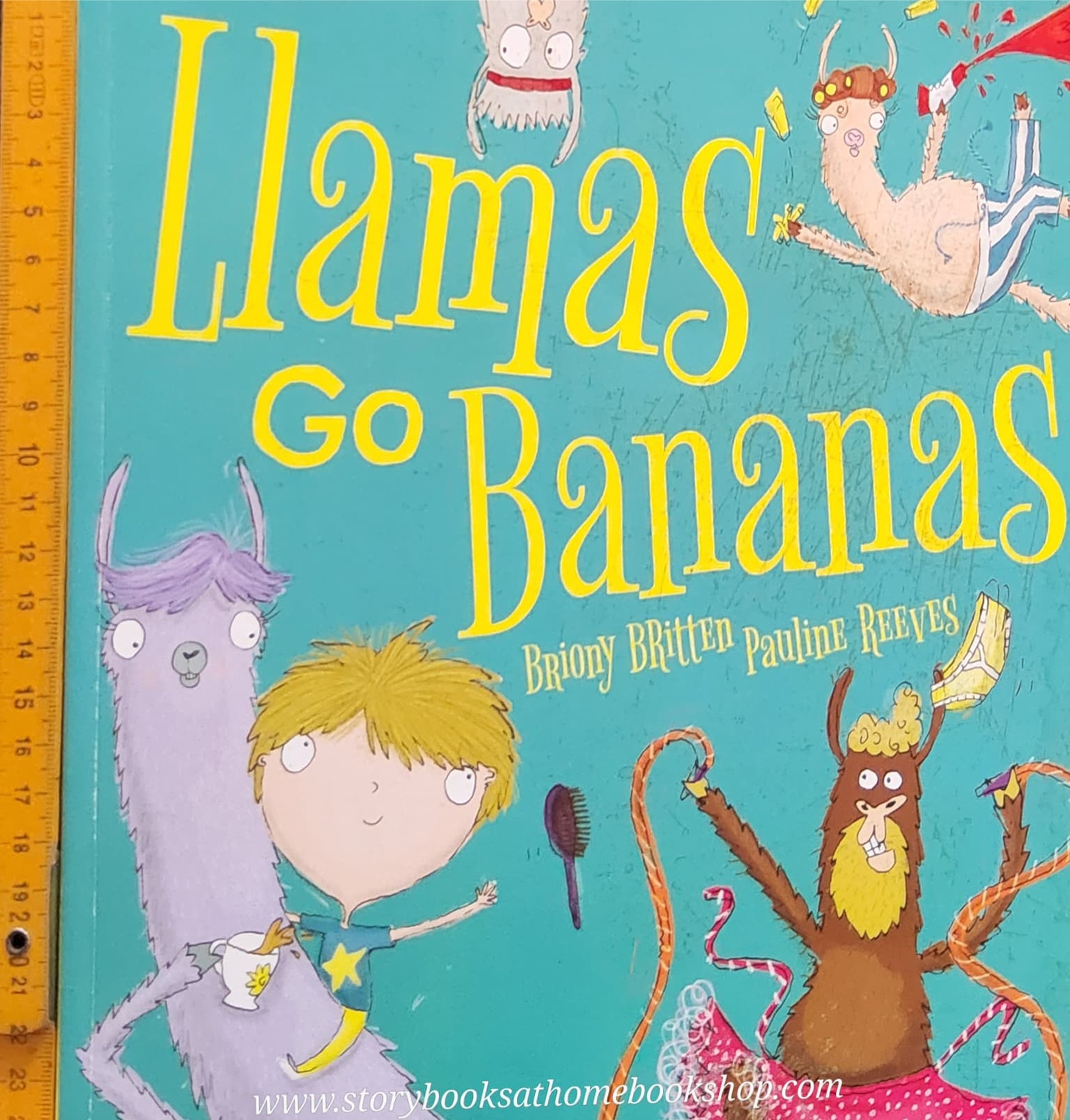 หนังสือนิทานปกอ่อน** ♥️LLAMAS GO BANANAS