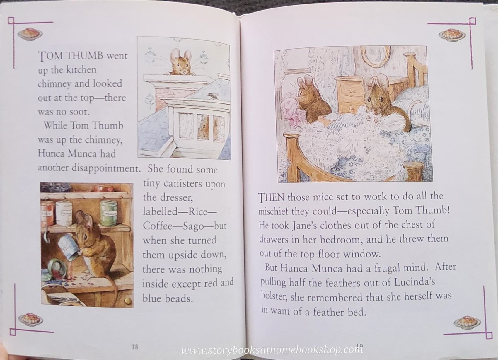 หนังสือนิทานปกแข็ง** 🍅🍓TALE OF TWO BAD MICE BY BEATRIX POTTER