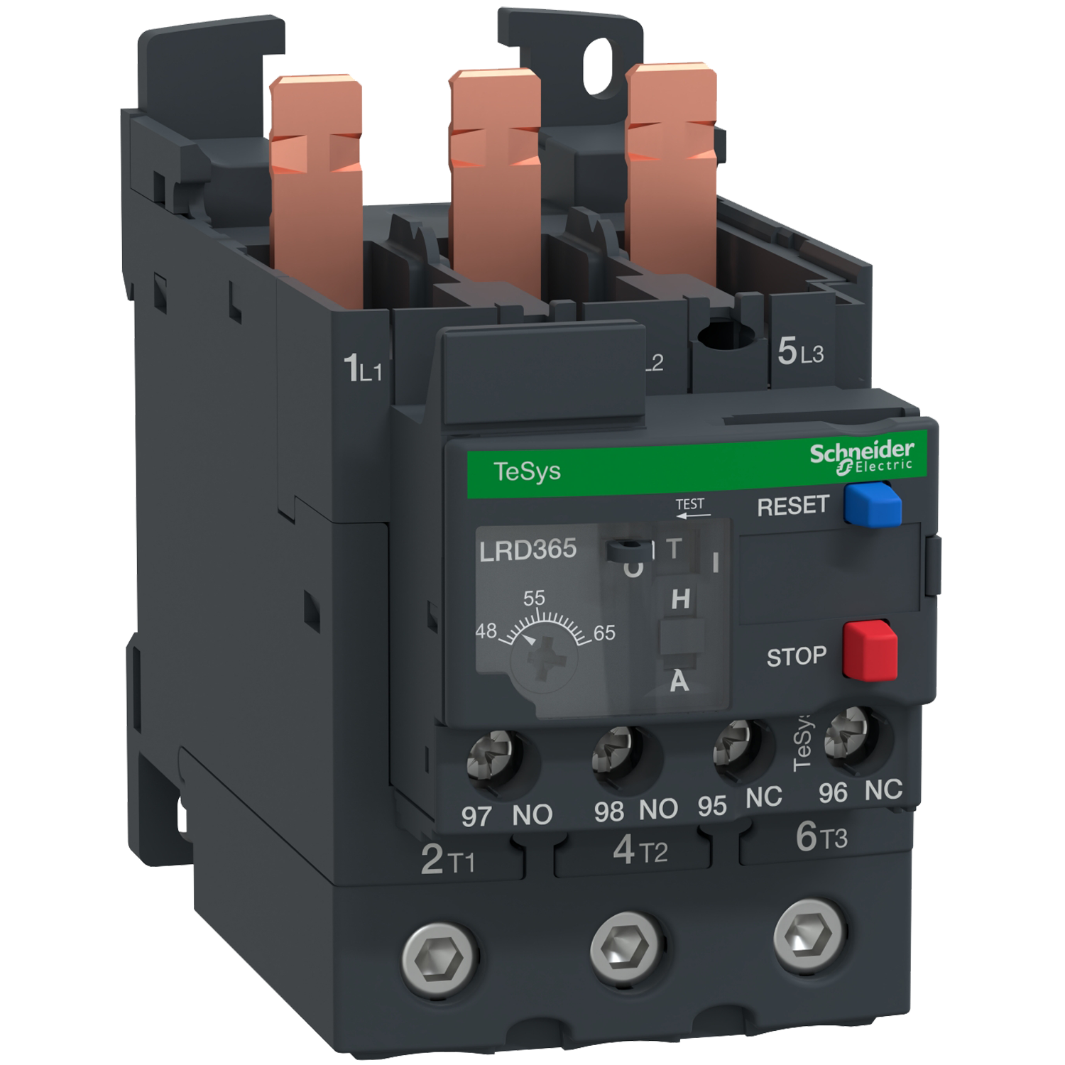 LRD365 : โอเวอร์โหลด รีเลย์ Adj 48-65A CL 10A - Schneider Electric - Thermal Overload Relay by pik2pak.com