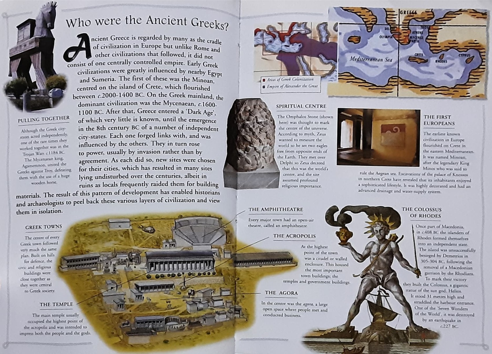 KNOWLEDGE BOOK** 🍅🍓 EARLY CIVILIZATIONS GREEK LIFE