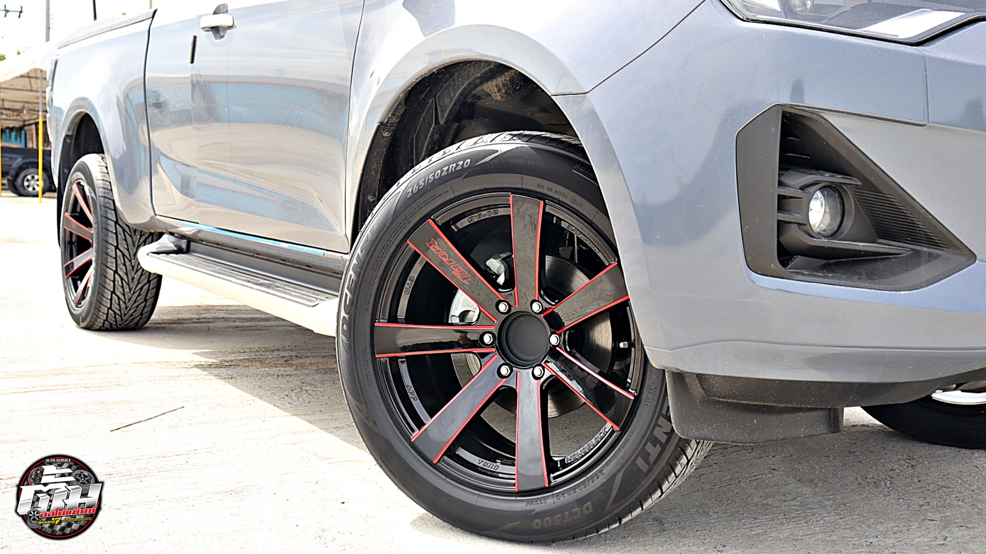 All New ISUZU HI-Lander เปลี่ยนล้อยาง ล้อ TORQ GTR ขอบ20นิ้ว ยาง LANDSAIL DCT500 265/50R20 111W