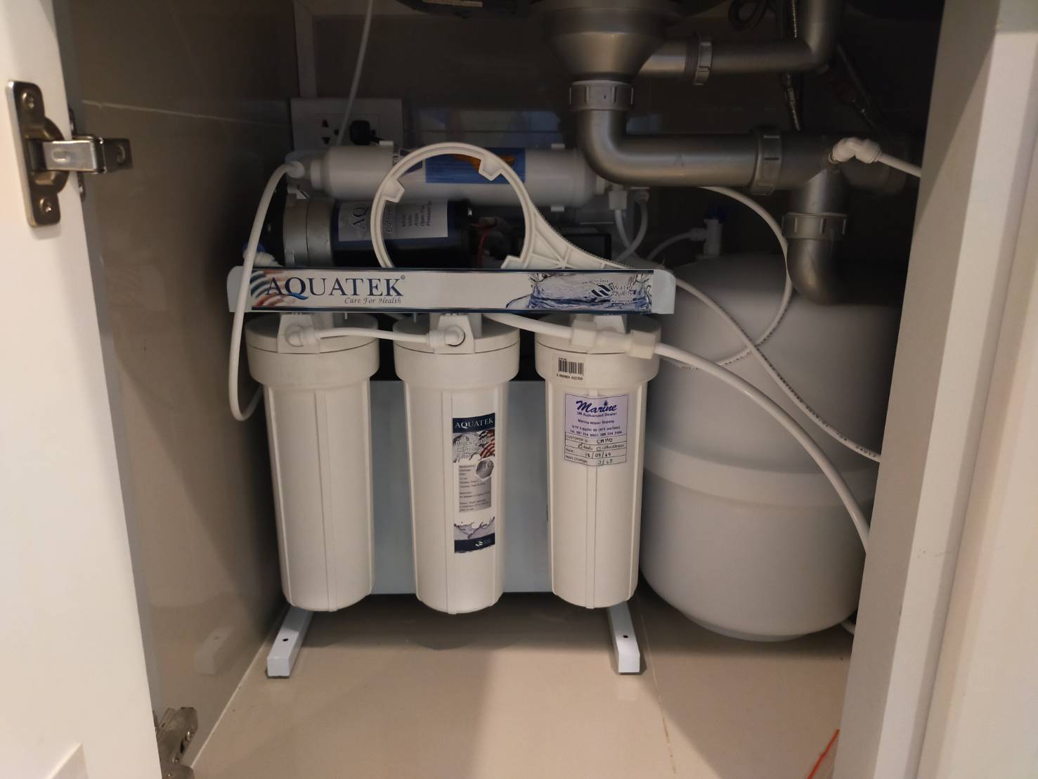 รีวิวเครื่องกรองน้ำRO Aquatek