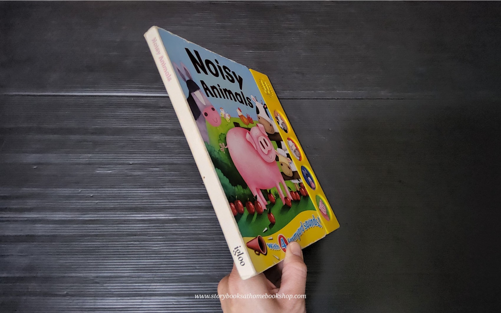 SOUND Board Book** 🍅🍓NOISY ANIMALS WITH 4 SOUNDS