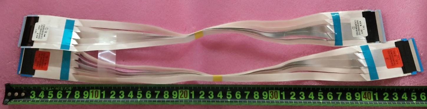 สายแพทีวี LG (แอลจี) ของแท้ถอดจากเครื่อง พาร์ท EAD64666302 EAD64666301 ใช้กับรุ่นที่ระบุไว้และรุ่นอื่นที่พาร์ทตรงกัน