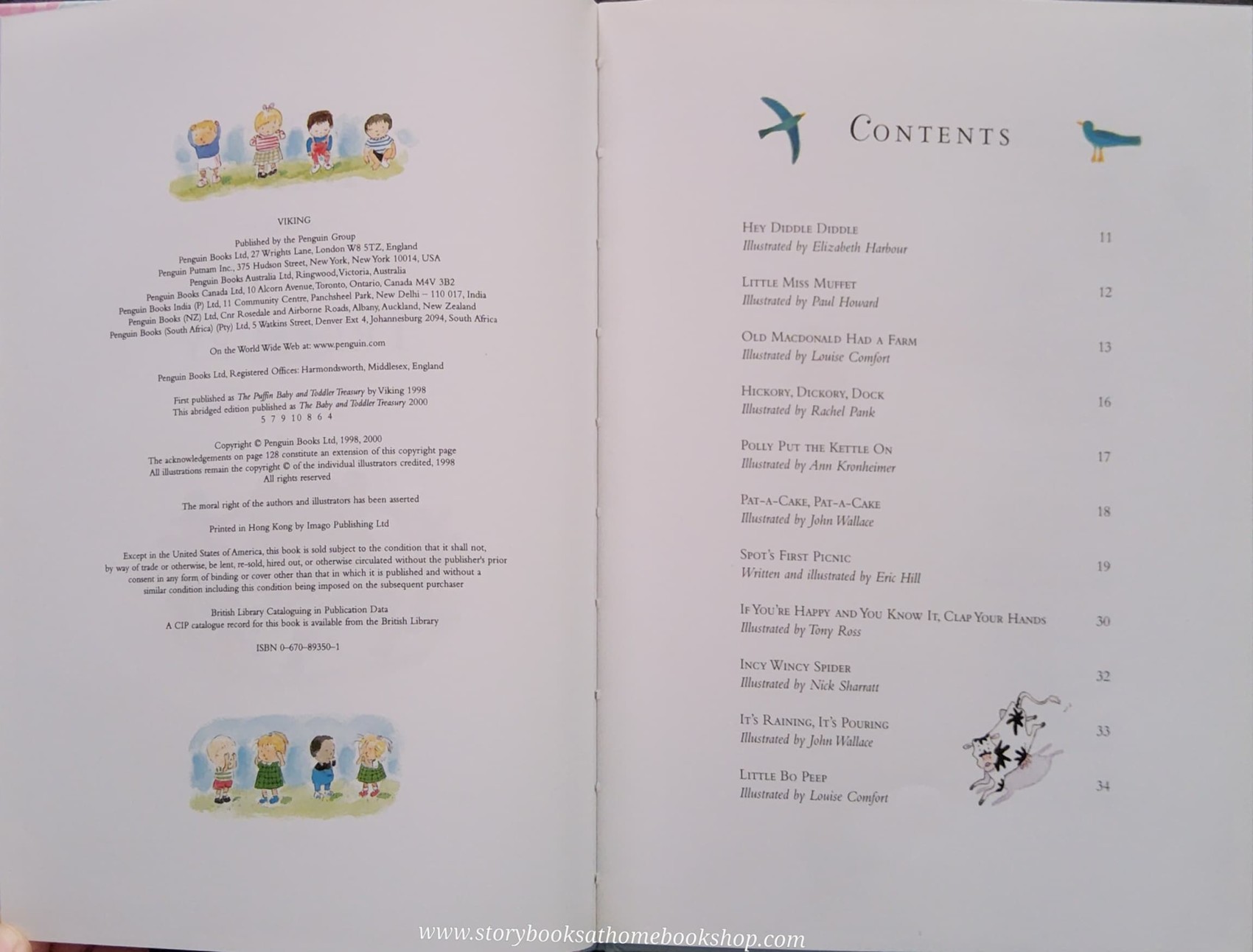 หนังสือนิทานปกแข็ง** 🍅🍅THE BABY AND TODDLER TREASURY