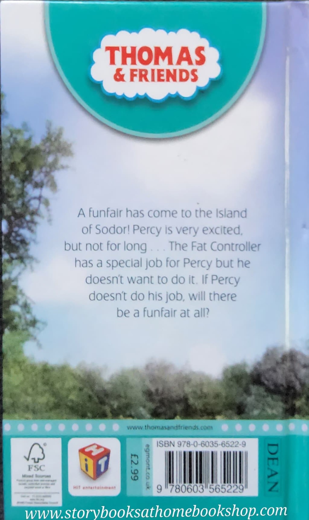 หนังสือนิทานปกแข็ง** 🍅THOMAS&FRIENDS: THOMAS,PERCY AND THE FUNFAIR