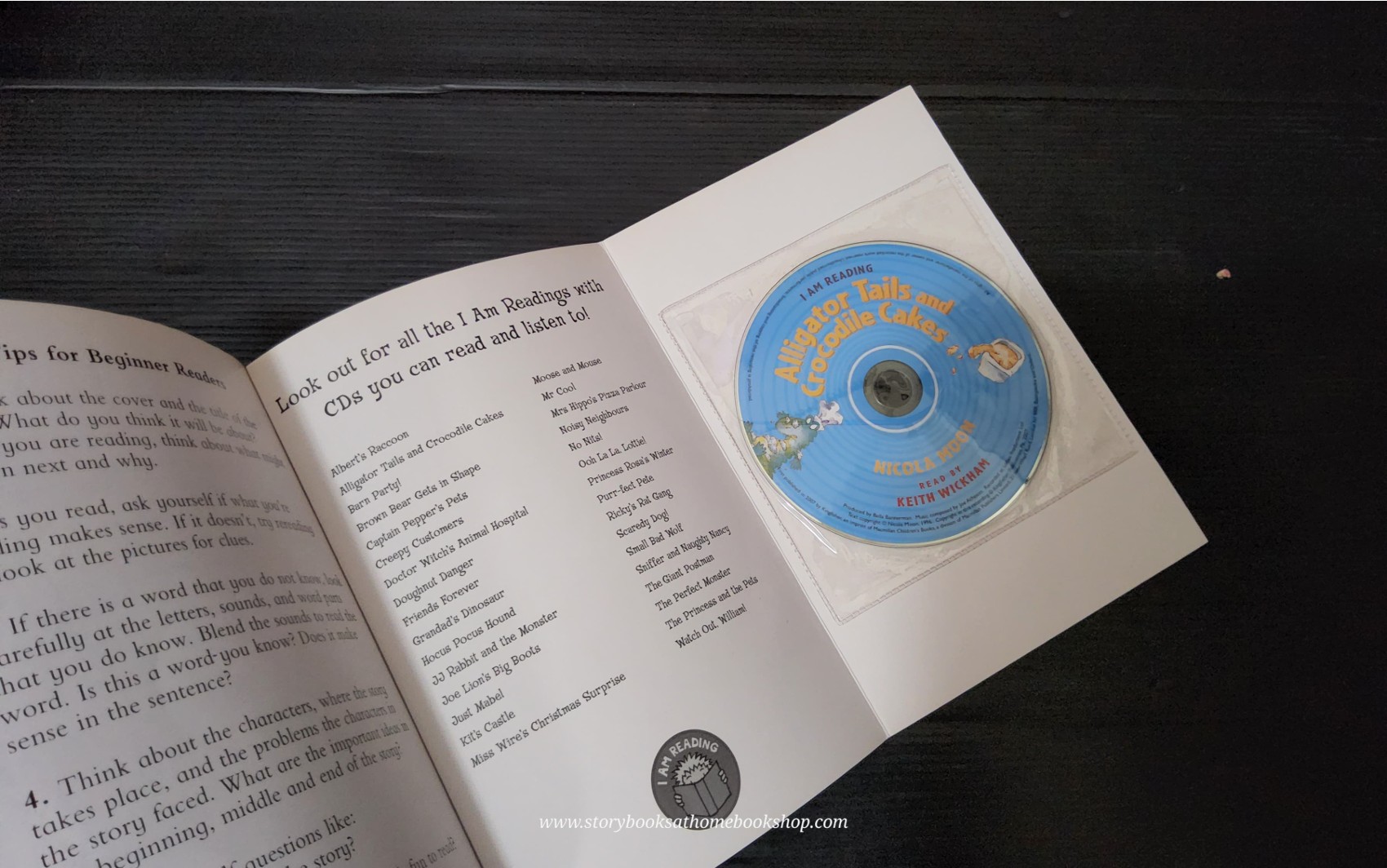 หนังสือนิทานปกอ่อน** 🍓🍓I AM READING: ALLIGATOR TAILS AND CROCODILE CAKES (WITH CD)