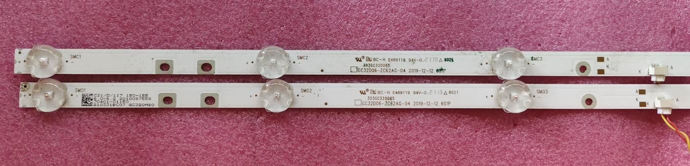 หลอดแบล็คไลท์ทีวี อะโคเนติค ACONATIC อะไหล่แท้#มือสองพร้อมใช้งาน รุ่น32HD511AN