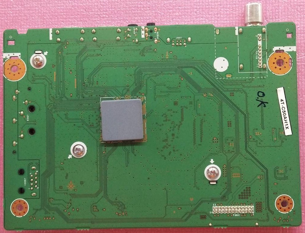 เมนบอร์ดทีวี ชาร์ป SHARP อะไหล่แท้/มือสองถอดจากเครื่องพร้อมใช้งาน ใช้กับรุ่น 4T-C50AH1X 4T-C50AH8X พาร์ท QPWBXG776WJN2