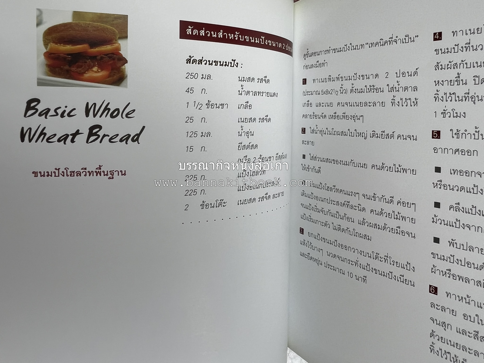 10 Best Breads โดย : ปริสนา บุญสินสุข (หนังสือชุด "10 Best" ของสำนักพิมพ์เวลาดี).