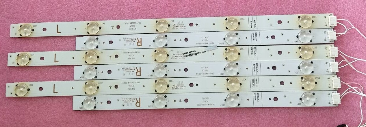 หลอดแบคไลน์ทีวี คูก้า COOCAA ของแท้ถอดจากเครื่อง รุ่น40E89
