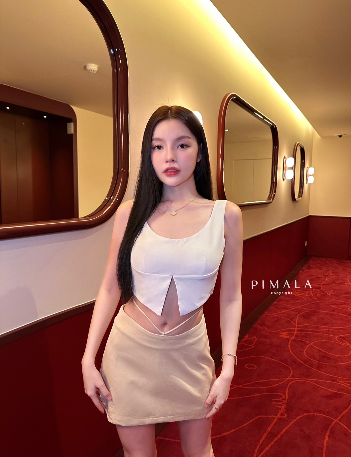 SETเสื้อ+กระโปรงกางเกง