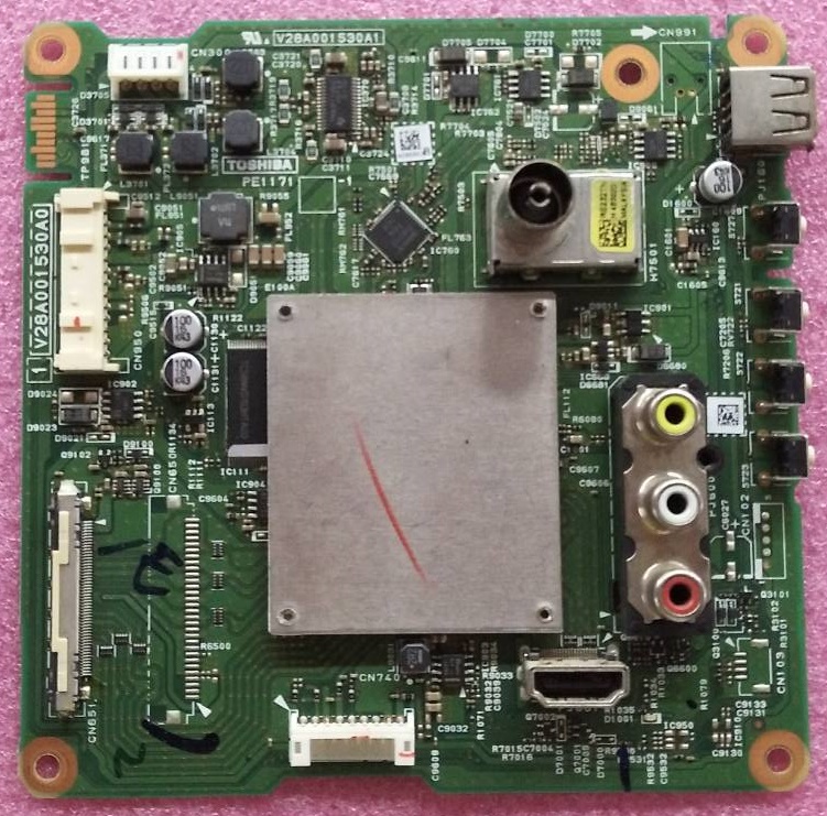 เมนบอร์ดทีวี โตชิบา TOSHIBA ของแท้มือสองถอดจากเครื่อง ใช้กับรุ่น 40L2450VT
