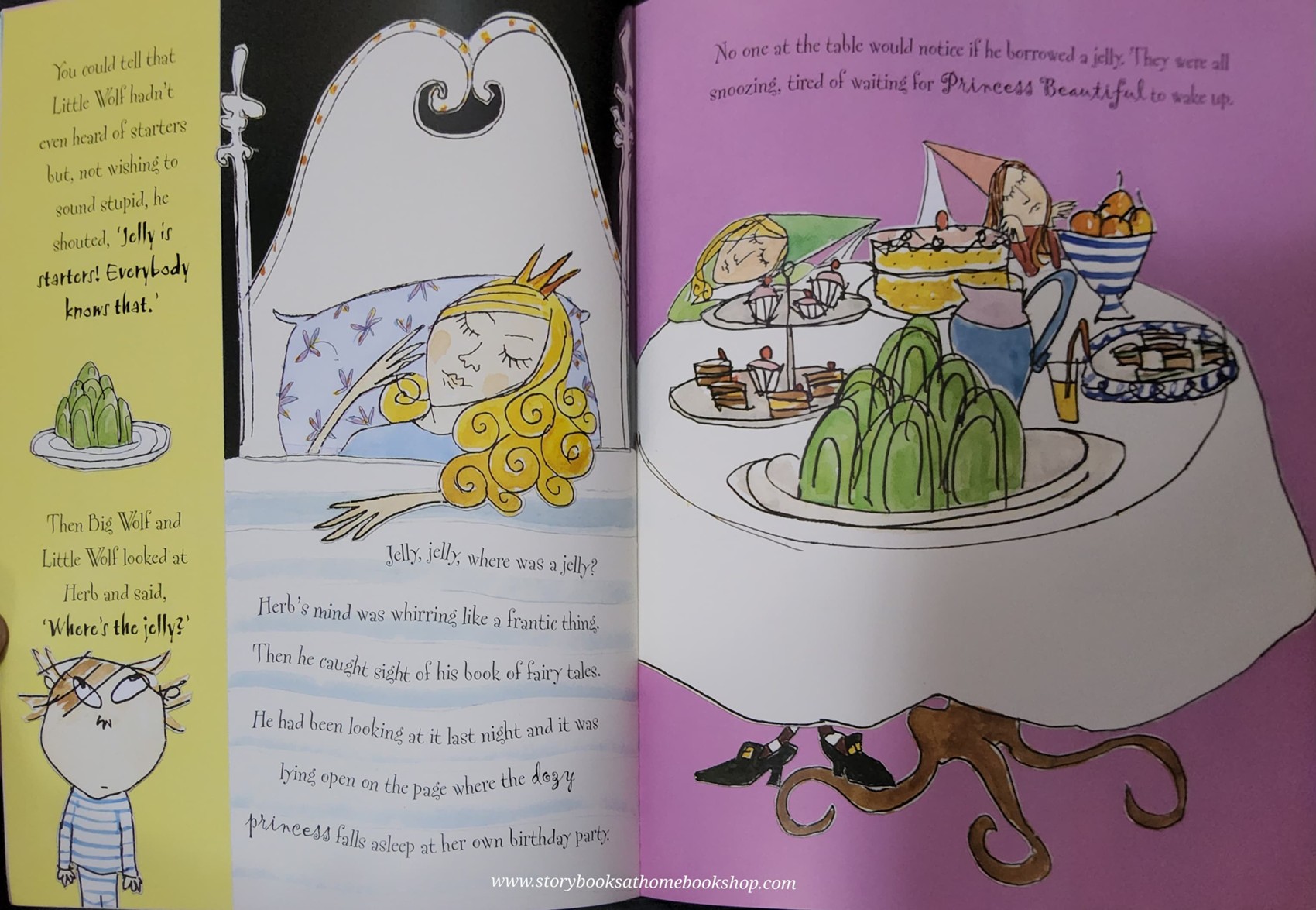 หนังสือนิทานปกอ่อน** 🍅🍓BEWARE OF THE STORYBOOK WOLVES BY LAUREN CHILD