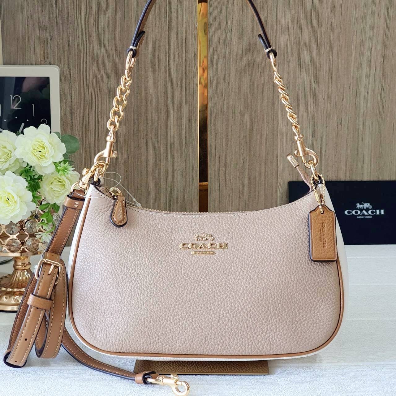 NEW COACH CA173 Teri Shoulder Bag สายสั้นสะพายไหล่ถอดได้ สายยาวถอดได้ ปรับได้ค่ะ