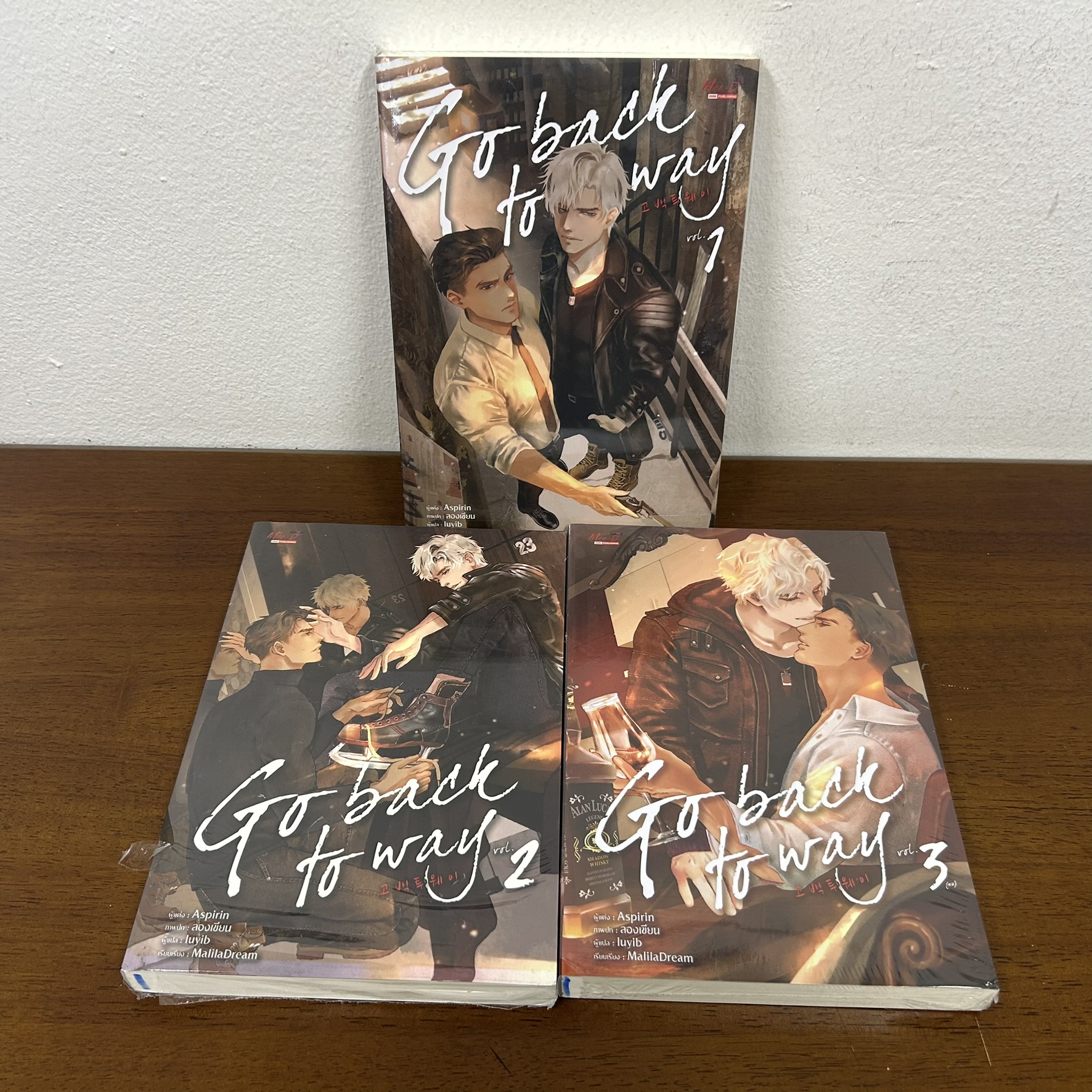 [YAOI] Go back to way เล่ม 1-3 จบ ครบชุด ... Aspirin (มือหนึ่งขีดสัน) นิยายวาย มีดี Meedee