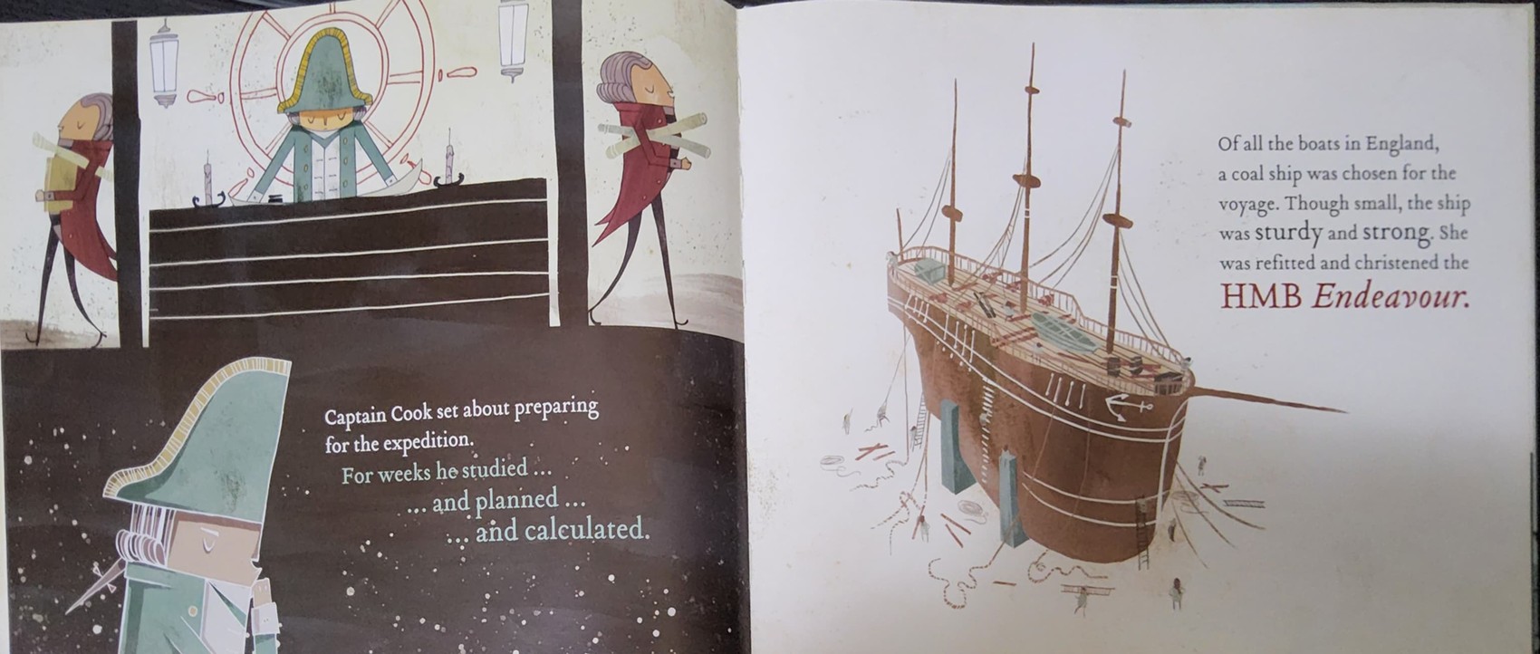 หนังสือนิทานปกแข็ง** 🍅🍓MEET CAPTAIN COOK BY RAE MURDIE