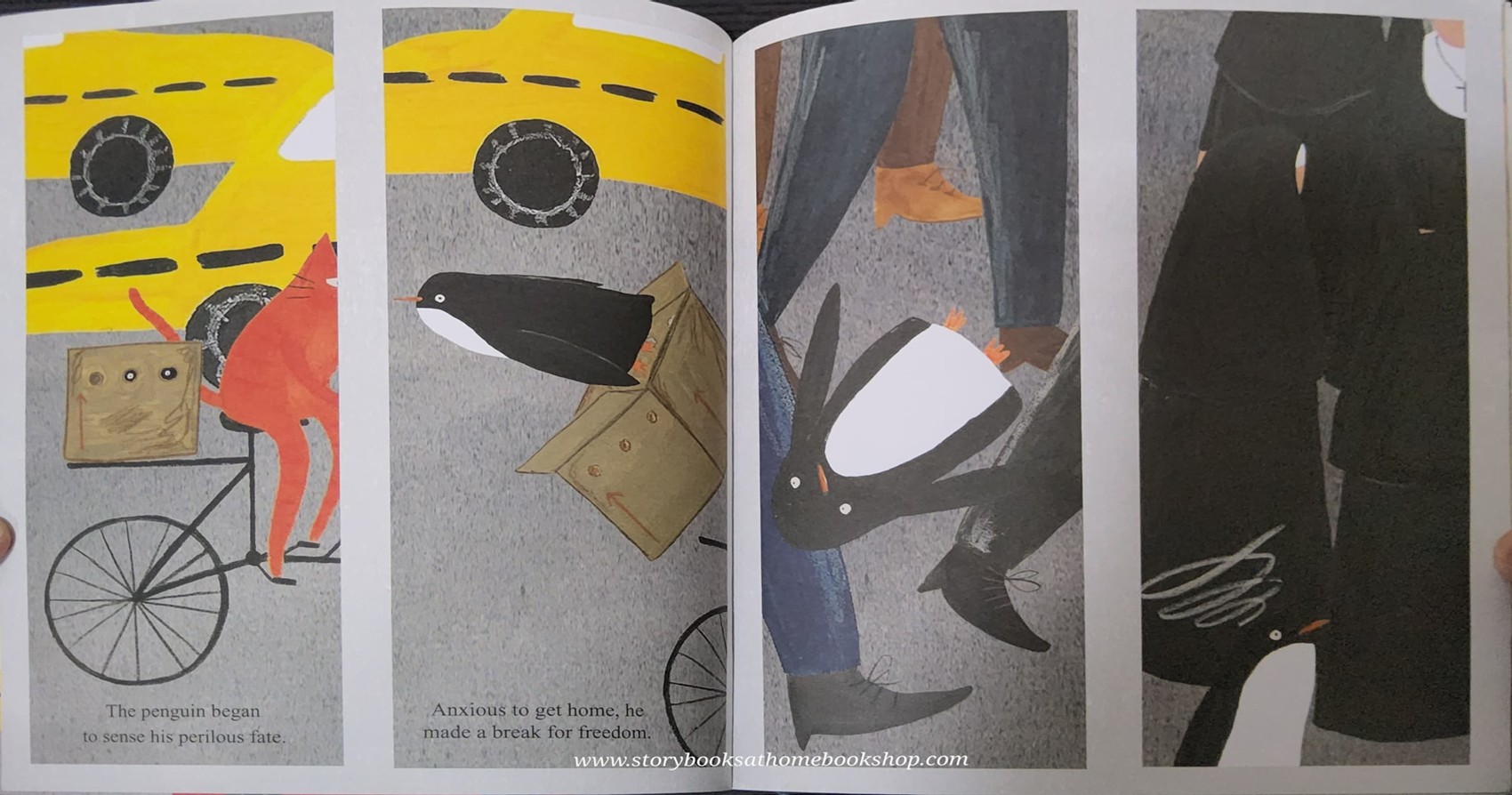 หนังสือนิทานปกอ่อน** 🍅🍓PENGUIN IN PERIL BY HELEN HANCOCKS