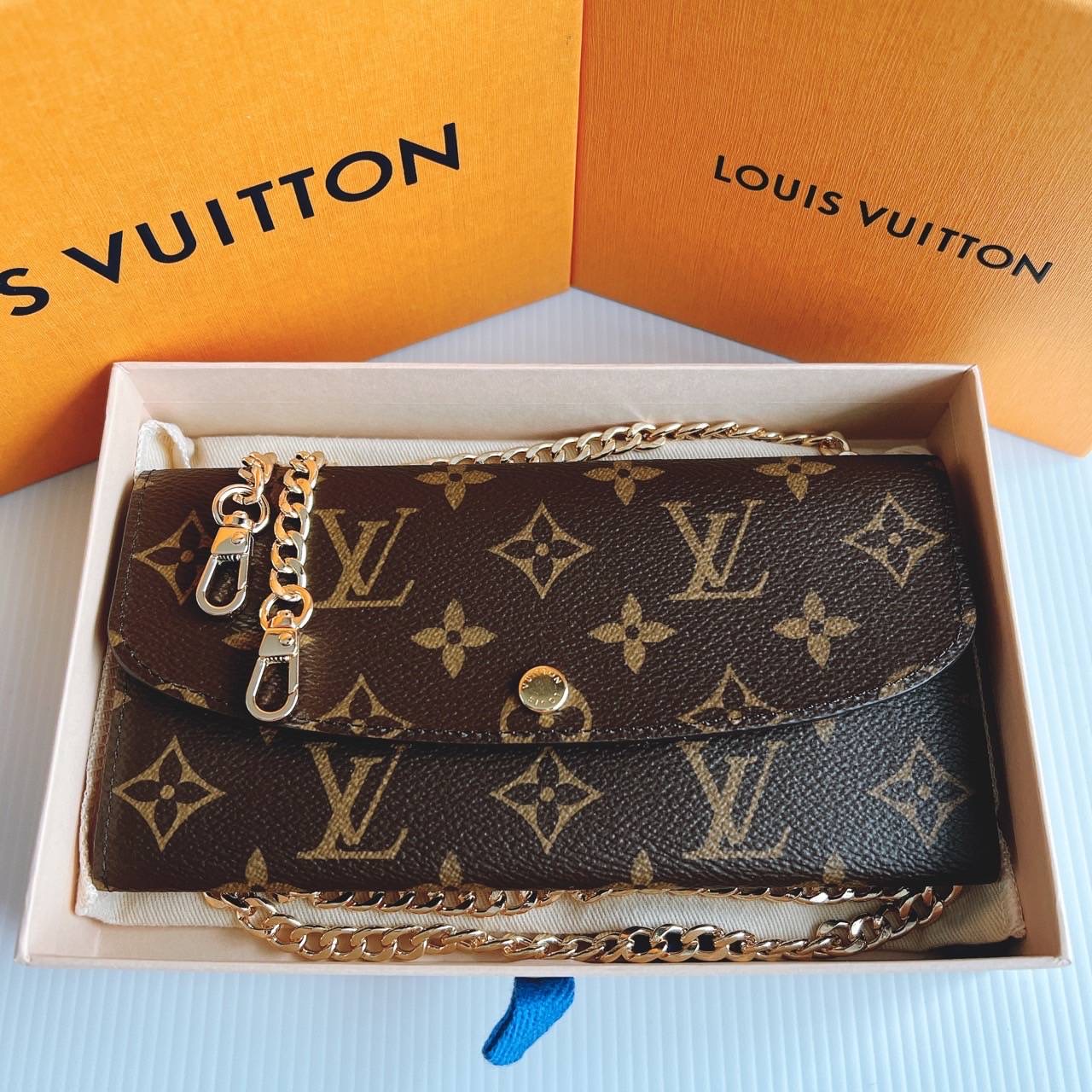 New Lv Emilie long wallet microchip ปี2022
