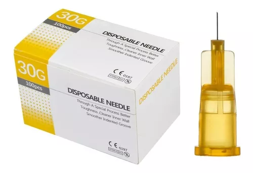 Disposable needle เบอร์ 30G / (1 กล่อง 100 ชิ้น)