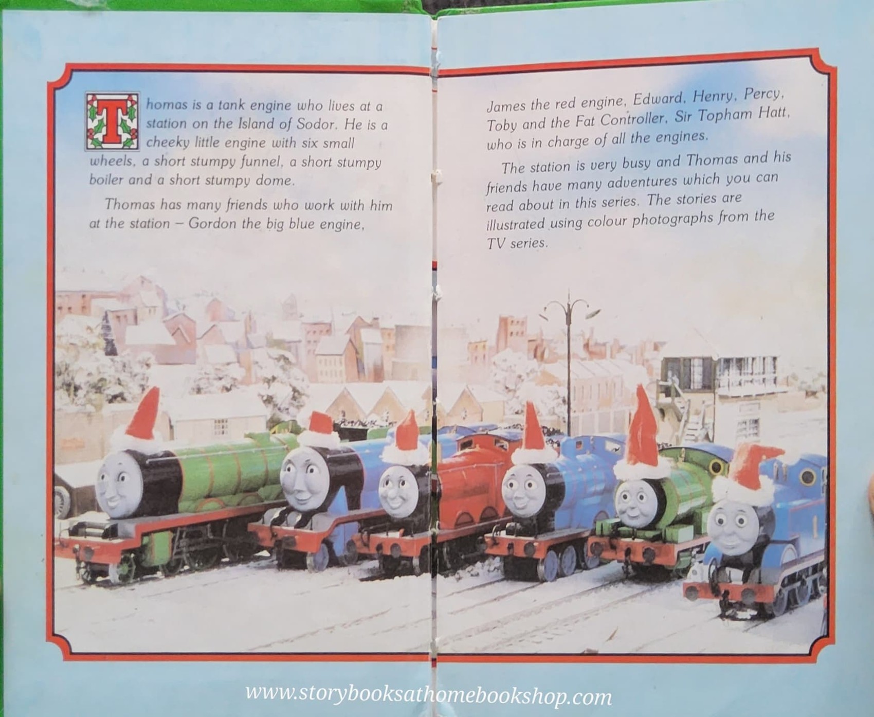 หนังสือนิทานปกแข็ง** 🍅THOMAS&FRIENDS:THOMAS AND THE MISSING CHRISTMAS TREE