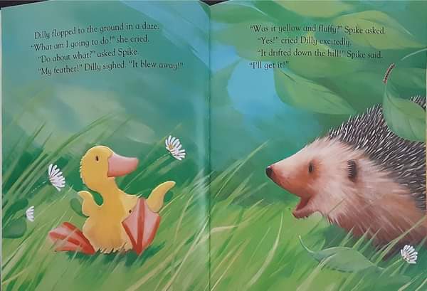 หนังสือนิทานปกอ่อน TOUCH AND FEEL** 🍓🍓 DILLY DUCKLING